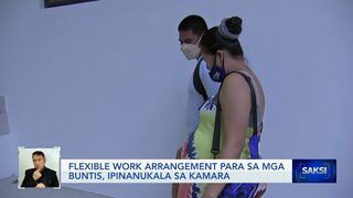 Flexible work arrangement para sa mga buntis, ipinanukala sa Kamara | Saksi