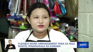 Flexible work arrangement para sa mga buntis, ipinanukala sa Kamara | Saksi