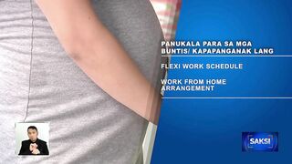 Flexible work arrangement para sa mga buntis, ipinanukala sa Kamara | Saksi