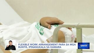 Flexible work arrangement para sa mga buntis, ipinanukala sa Kamara | Saksi