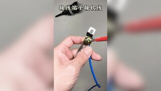 This way of connecting flexible wires, there is no chicken paw