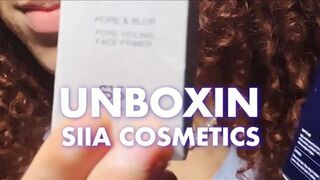 Siia cosmetics unboxing/ try-on haul￼