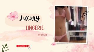 || Luxury Lingerie Sleepwear || Bikini Try On Haul || Ep 00 ||