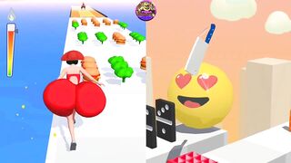 Satisfying Mobile Games: Twerk Race 3D, Slice it All, ASMR Gameplay - New Update