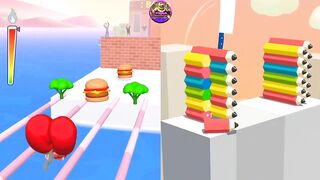 Satisfying Mobile Games: Twerk Race 3D, Slice it All, ASMR Gameplay - New Update