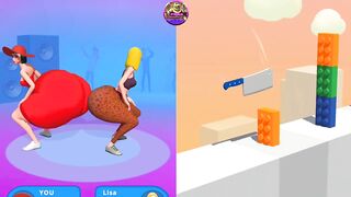 Satisfying Mobile Games: Twerk Race 3D, Slice it All, ASMR Gameplay - New Update