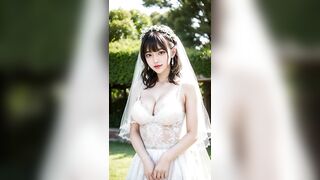 [4K] White lingerie Wedding concept / 화이트 란제리 웨딩 컨셉 / ホワイトランジェリー 結婚式のコンセプト