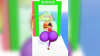 Burger aunty funny twerk #shorts #gameplay #animationshorts