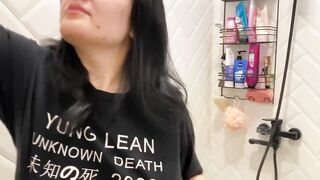 Dry Vs Wet Try On haul See through Try On Haul Shower with me720P HD 1