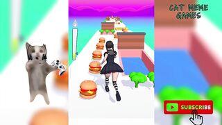 Banana cat Vs Happy Cat Twerk Race 3D Funny Game