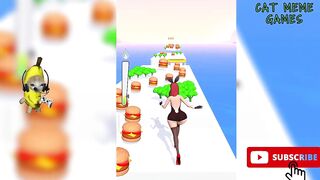 Banana cat Vs Happy Cat Twerk Race 3D Funny Game