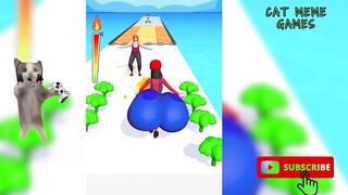 Banana cat Vs Happy Cat Twerk Race 3D Funny Game