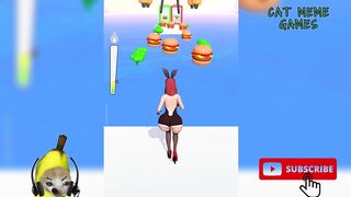 Banana cat Vs Happy Cat Twerk Race 3D Funny Game