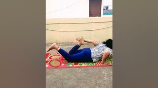 26/06/2023/Bowpose/Dhanurasana@flowerqueenminesh11 #yoga #trending #viral #yogachallenge #shorts