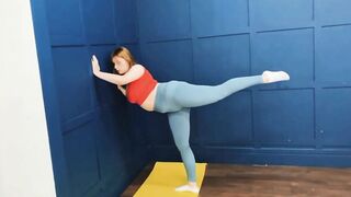 Gymnastics and stretching.contortion challenge and handstand #contortion #split #yoga