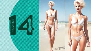 Top 20 Sexiest Women in Bikinis in AI World | Realistic Photos of Female Models