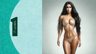 Top 20 Sexiest Women in Bikinis in AI World | Realistic Photos of Female Models