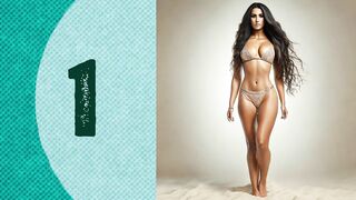 Top 20 Sexiest Women in Bikinis in AI World | Realistic Photos of Female Models