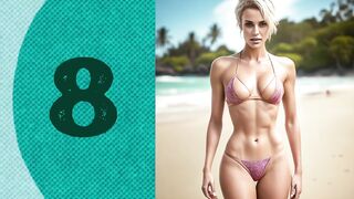 Top 20 Sexiest Women in Bikinis in AI World | Realistic Photos of Female Models