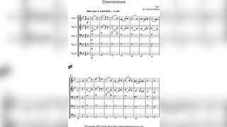 Greensleeves (Flexible 5-part Ensemble)