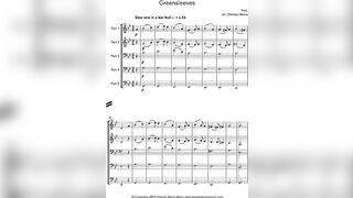 Greensleeves (Flexible 5-part Ensemble)