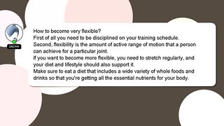 How to become very flexible?