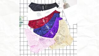 Woman Panties Sexy Lace Underwear Breathable Soft Lingerie Female Briefs Panty Sexy Transparent Wome