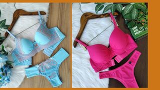 Abrindo caixa de lingerie de juruaia