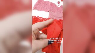 Conjunto Lingerie calcinha e sutiã com bojo em renda e microfibra Margarida