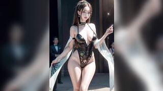 【AI Look Book】When Victoria's Secret feat. AI Nvidia | hogwarts lingerie show