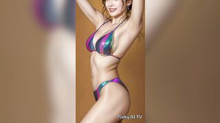 Bikini beach swimming season - AI Art - AI Lookbook 4K