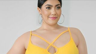 Plus Size Lingerie Fashion Show Model Trmu Clothing Haul #lingerie #plussize #temu