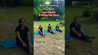 Back Pain Exercise / Stretching For Back Pain / Lose Side Fat / #shorts #youtubeshorts #backpain