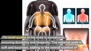 MassaMAX 2022 Massage Chair Recliner, Zero Gravity Full Body Yoga Stretching with Intelligent A...