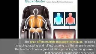 MassaMAX 2022 Massage Chair Recliner, Zero Gravity Full Body Yoga Stretching with Intelligent A...