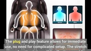 MassaMAX 2022 Massage Chair Recliner, Zero Gravity Full Body Yoga Stretching with Intelligent A...