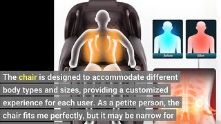 MassaMAX 2022 Massage Chair Recliner, Zero Gravity Full Body Yoga Stretching with Intelligent A...