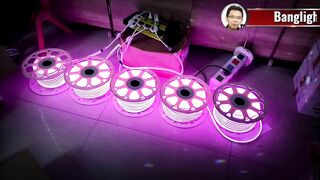 LED Neon Flexible Pink 220V Outdoor