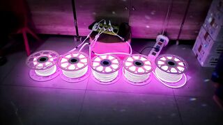 LED Neon Flexible Pink 220V Outdoor