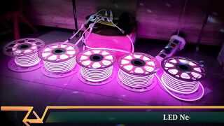 LED Neon Flexible Pink 220V Outdoor