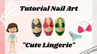 CUTE LINGERIE NAIL ART DESIGN 2023