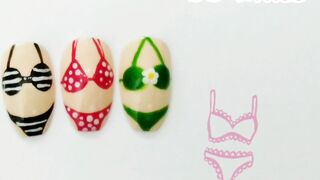 CUTE LINGERIE NAIL ART DESIGN 2023