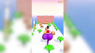 Twerk race 3d running games fast gameplay #shortvideo #viral #videos #videogames