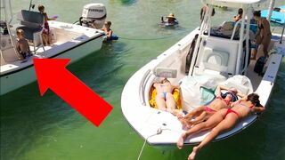 Bikinis, Sandbars & Sinking Boats...COPS Were Called! Longboat Key Fourth of July 2023