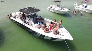 Bikinis, Sandbars & Sinking Boats...COPS Were Called! Longboat Key Fourth of July 2023