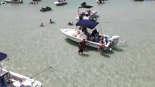 Bikinis, Sandbars & Sinking Boats...COPS Were Called! Longboat Key Fourth of July 2023