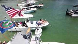 Bikinis, Sandbars & Sinking Boats...COPS Were Called! Longboat Key Fourth of July 2023