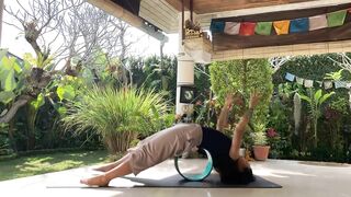 Wheel Yoga | Self Practice | Exploring my upper back and shoulders