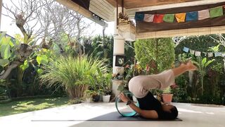 Wheel Yoga | Self Practice | Exploring my upper back and shoulders