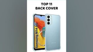 Samsung M14 5G Top 11 Back Cover | Matte Soft Silicon Flexible | Camera Bump Protection